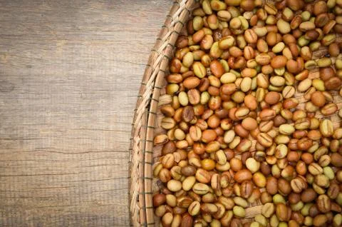 Coffee beans for backgrounds Stock Photos