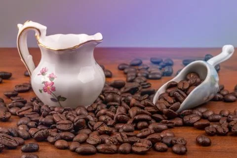 Coffee beans banner Stock Photos