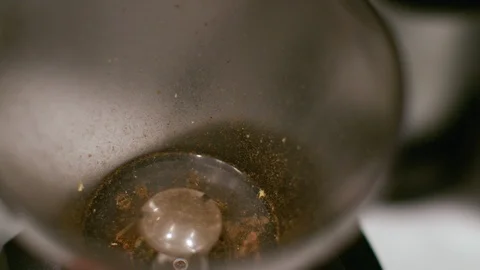 Coffee beans being put into the grinder Stock Footage 102177430