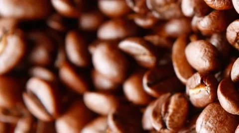 Coffee beans in bulk Stock Footage 54623580