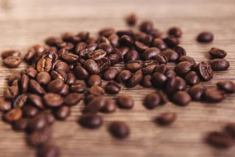 Coffee beans, can be used as a background. Stock Photos