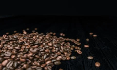 Coffee Beans Center Stock Photos