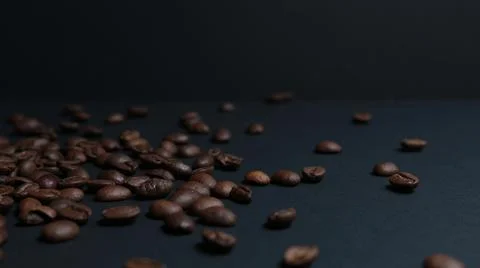 Coffee Beans Close Up 1 Stock Photos