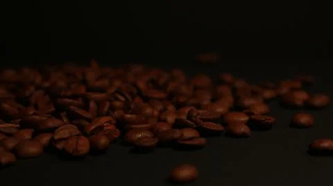 Coffee Beans Close Up 2 Stock Photos