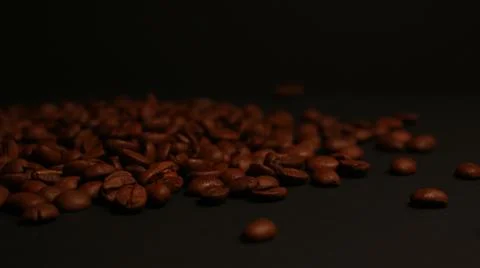Coffee Beans Close Up 3 Stock Photos