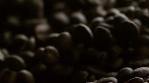 Coffee Beans Close-up Stock Footage 132199654