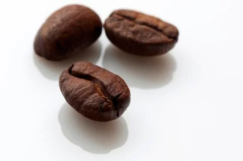 Coffee beans close up Stock Photos