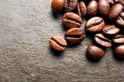 Coffee beans close up Stock Photos