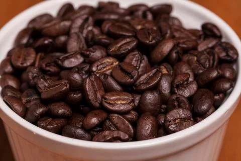 Coffee beans close up Stock Photos
