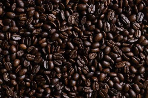 Coffee beans close up Stock Photos