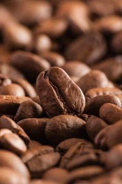 Coffee beans close up Stock Photos