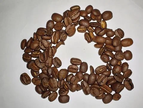 Coffee beans close up Stock Photos