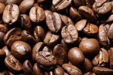 Coffee beans closeup Fotos de archivo