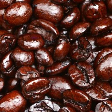 Coffee beans closeup texture background 스톡 사진