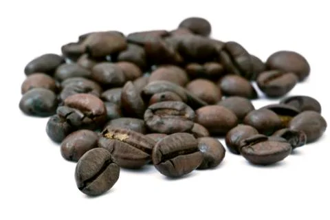 Coffee beans cluster Foto stock