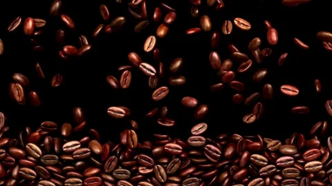 Coffee beans, coffee Видео 314747300