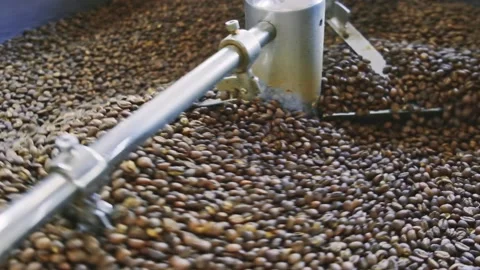 Coffee beans cooling. Stock Footage 142263934