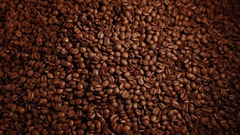 Coffee beans in different lighting. Stock Footage 107992325
