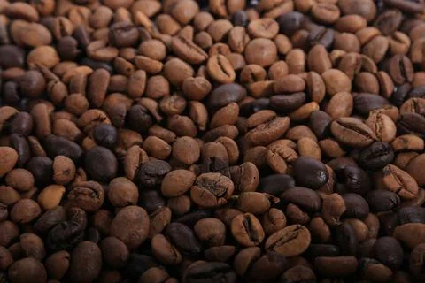 Coffee beans, drinks, roasted, background Фото