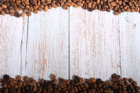 Coffee beans, drinks, roasted, background Stock Photos