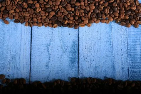 Coffee beans, drinks, roasted, background Stock Photos