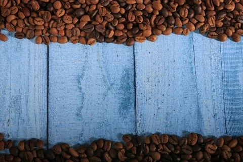 Coffee beans, drinks, roasted, background Stock Photos
