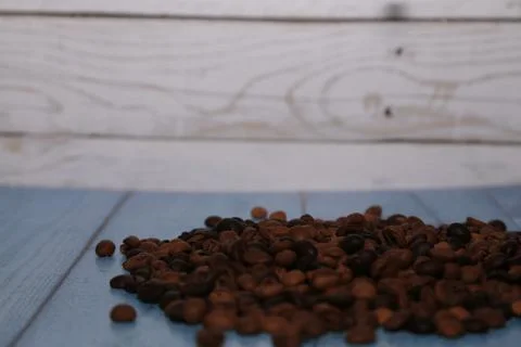 Coffee beans, drinks, roasted, background Stock Photos