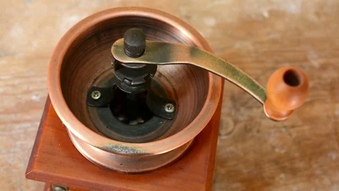 Coffee beans falling down Video stock 74570677