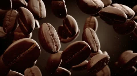 Coffee beans falling. Stock-Footage 21695090