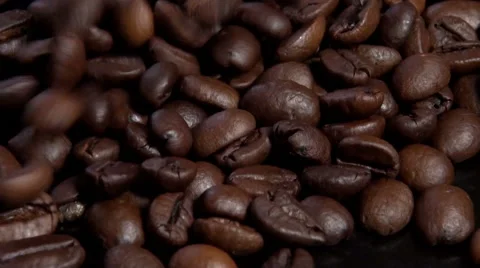 Coffee Beans Falling. Stock Footage 59305264
