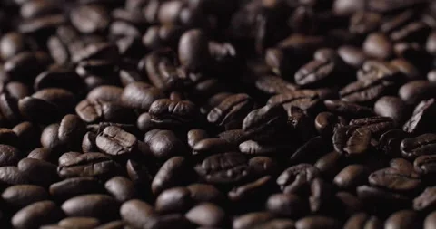 Coffee Beans Falling In Slow Motion Видео 247704424