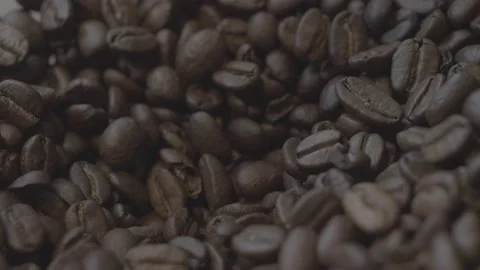 Coffee beans falling Slowmotion, Coffee beans, Pile of beans, Fresh Coffee 库存影片 132330116