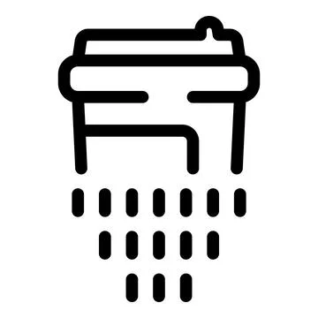 Coffee beans falling from takeaway coffee cup logo Stock Illustration