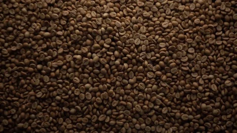 Coffee Beans Fly After Being Exploded. Slow Motion. Video stock 116234735