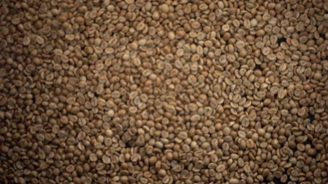 Coffee Beans Fly After Being Exploded. Slow Motion. Video stock 116237162
