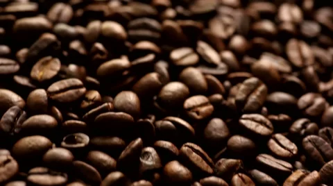 Coffee beans, fly over Stock-Footage 61659281