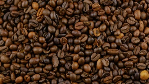 Coffee beans Stock Footage 122044014
