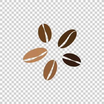 Coffee Beans Forming Star Shape Stock Illustration