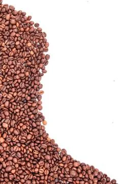Coffee beans frame Foto stock