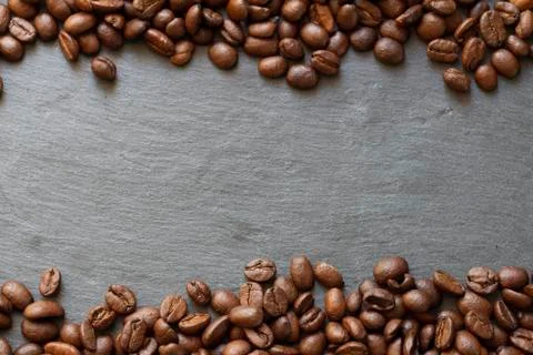 Coffee beans frame Stock Photos