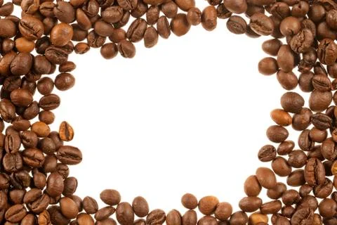 Coffee beans frame Foto stock