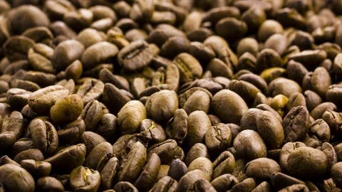 Coffee beans full frame 스톡 동영상 93111291