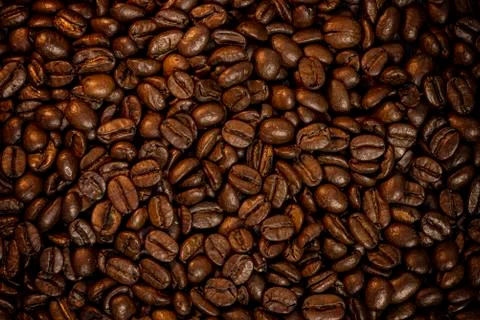 Coffee beans full frame Stock Photos