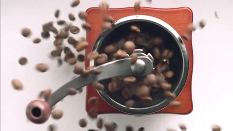 Coffee beans ginger Stock Footage 203934048