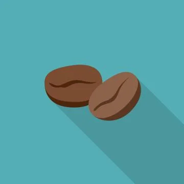 Coffee beans icon Stock Illustration