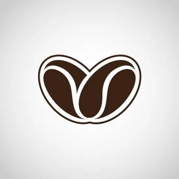 Coffee beans icon Stock Illustration