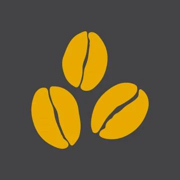 Coffee beans icon Stock Illustration