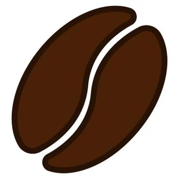 Coffee beans icon. Stock Illustration