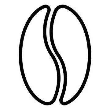 Coffee beans icon. Stock Illustration