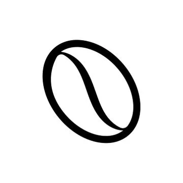 Coffee beans icon vector design illustration. Coffee icon vector isolated on  Иллюстрация